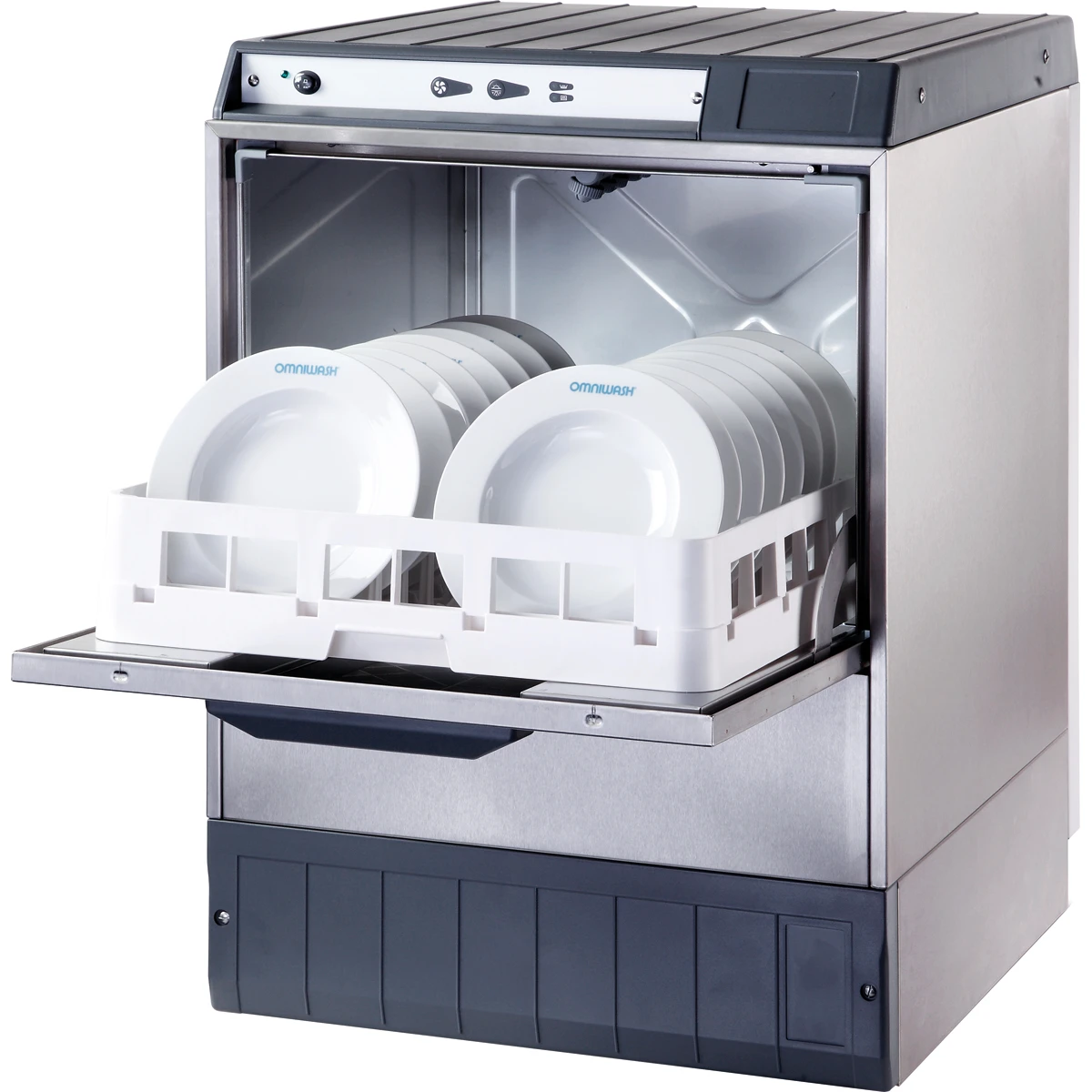 Commercial Dishwasher 540 Plates/hour 500mm Basket Drain Pump Detergent Pump 13A | Omniwash 5000STDDPS 1 Commercial Dishwasher 540 Plates/hour 500mm Basket Drain Pump Detergent Pump 13A | Omniwash 5000STDDPS