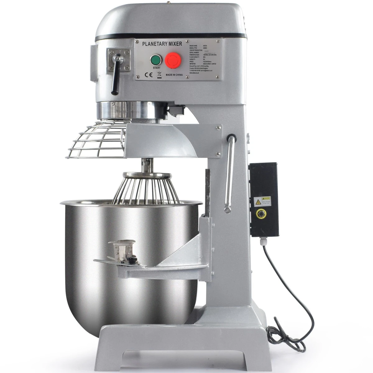 Professional Planetary Mixer 30 Litres 3 Speeds | Adexa ADM30 4 Professional Planetary Mixer 30 Litres 3 Speeds | Adexa ADM30 - Image 4