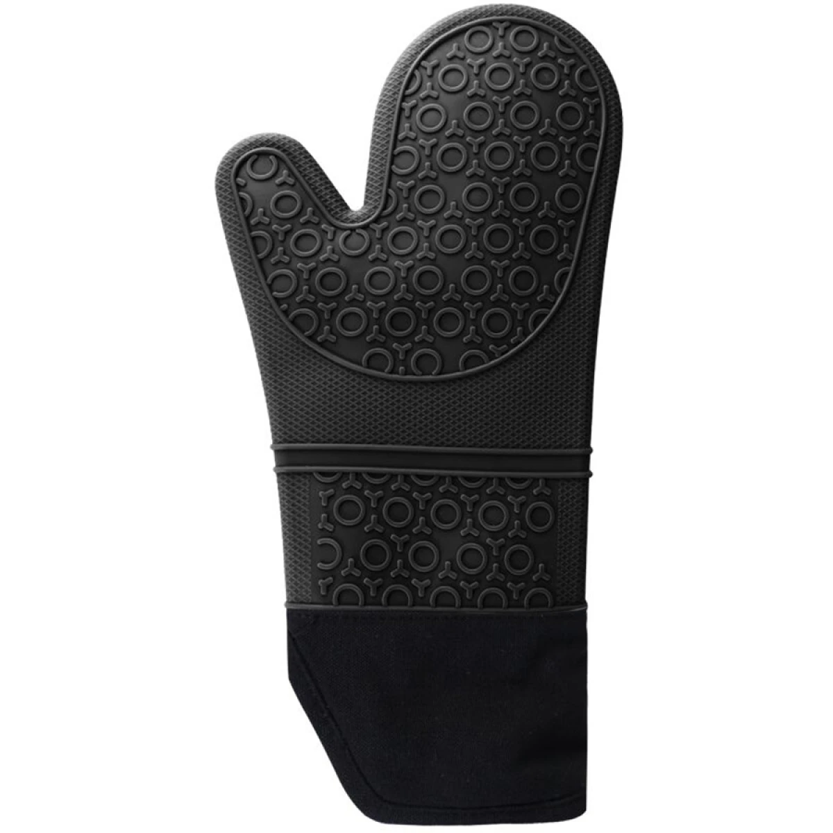 Professional Oven Mitt Extra Long Silicone Black | Adexa BHSC01B 1 Professional Oven Mitt Extra Long Silicone Black | Adexa BHSC01B