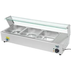 Display Bain Marie Countertop 3xGN1/2 | Adexa BM3D