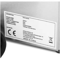 Commercial Bain Marie 1xGN1/1 | Adexa BMN -Kitchen Pro Shop BMN 4 1200x1200 1