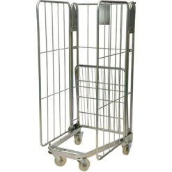 Roll Container / Roll Cage 3 Sided Loading 500kg 732x845x1670mm | Adexa BY08