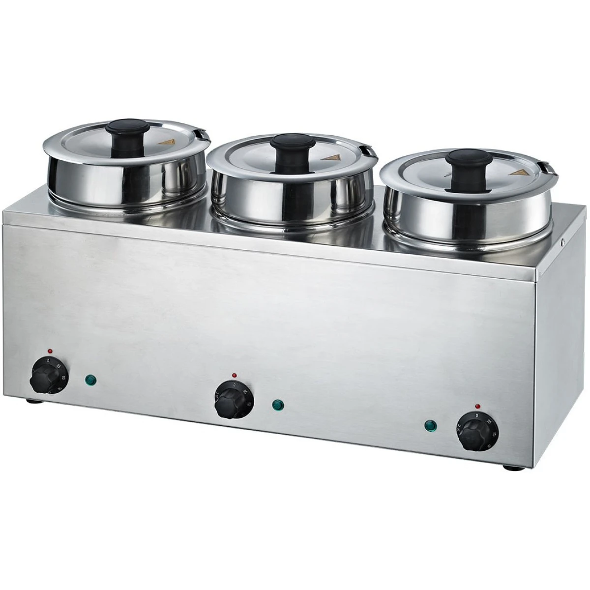 Bain Marie Hot Pot 3 X 2.75 Litres | Adexa BMH3 1 Bain Marie Hot Pot 3 X 2.75 Litres | Adexa BMH3
