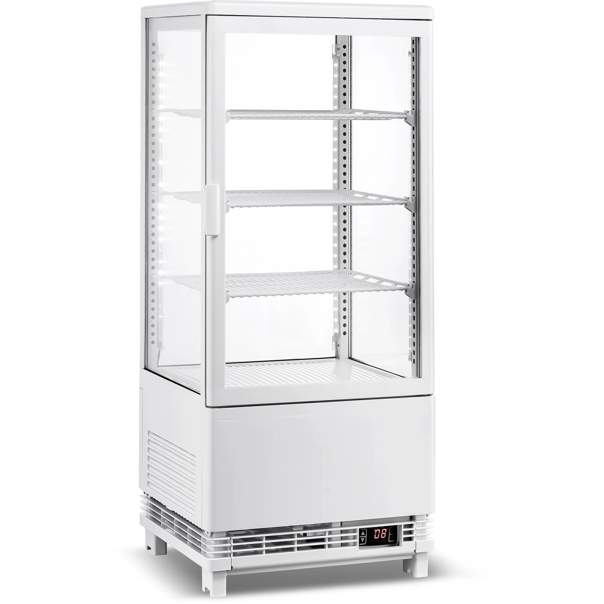 Countertop Display Fridge 78 Litres 3 Shelves White 1 Flat Door | Adexa CL78W 1 Countertop Display Fridge 78 Litres 3 Shelves White 1 Flat Door | Adexa CL78W