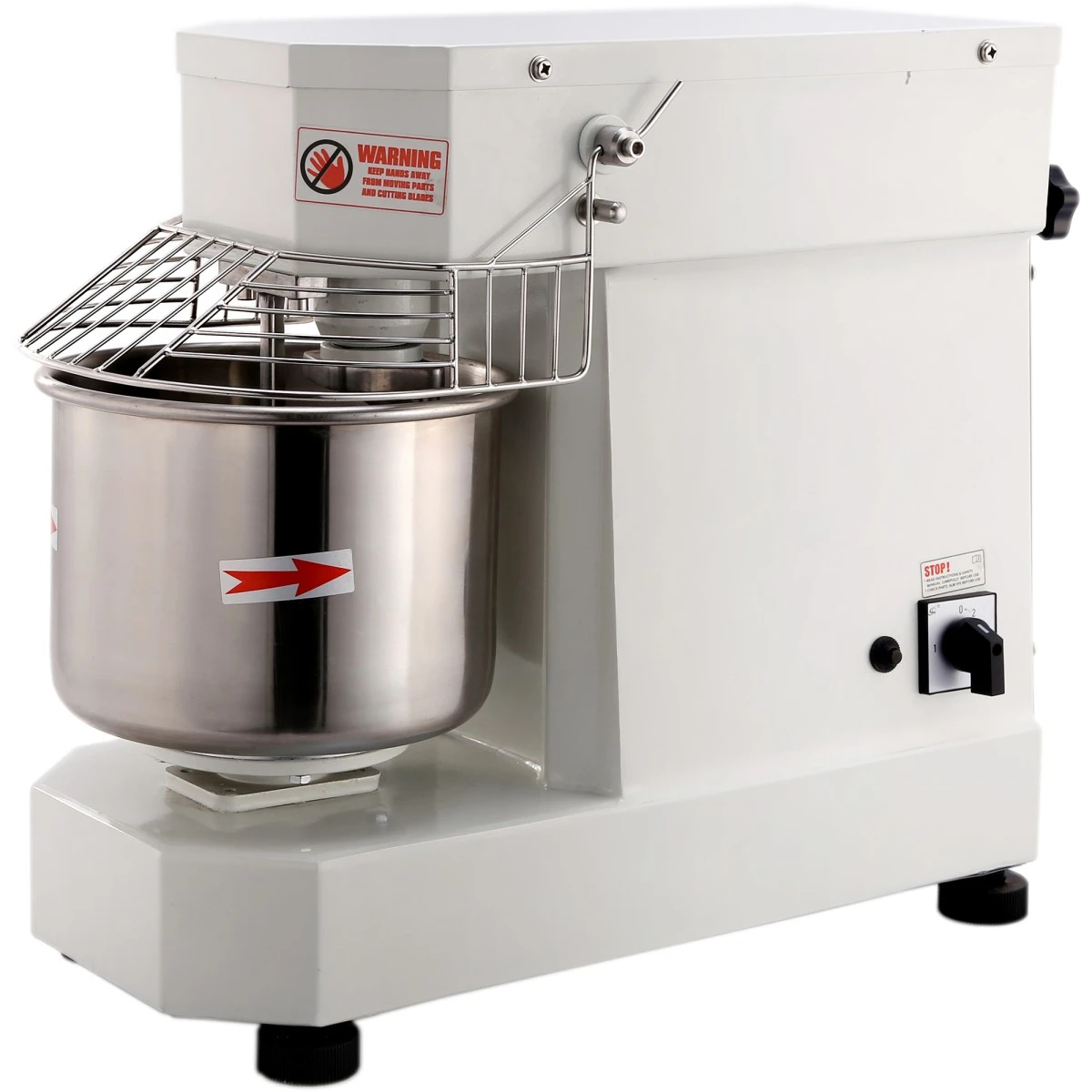 Commercial Countertop Spiral Mixer 7 Litres Fixed Head Fixed Bowl 1 Speed White | Adexa DN7 1 Commercial Countertop Spiral Mixer 7 Litres Fixed Head Fixed Bowl 1 Speed White | Adexa DN7