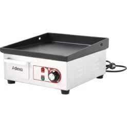 Commercial Griddle Smooth 360x380mm Enamelled Plate 1.5kW Electric | Adexa EG3638