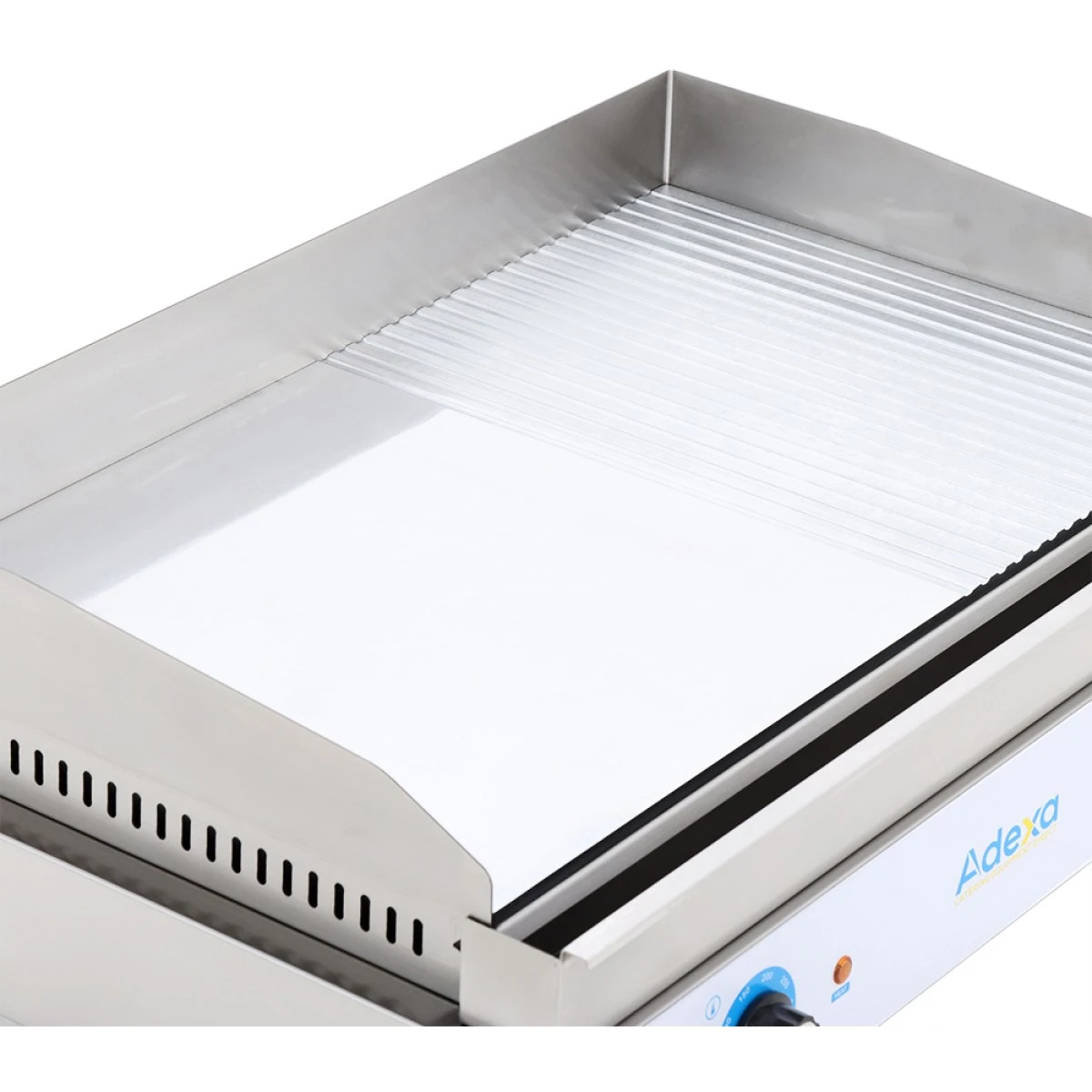 Commercial Griddle Smooth/Ribbed 720x460x240mm Chromed Plate 4.4kW Electric | Adexa EGN750D2 7 Commercial Griddle Smooth/Ribbed 720x460x240mm Chromed Plate 4.4kW Electric | Adexa EGN750D2 - Image 7