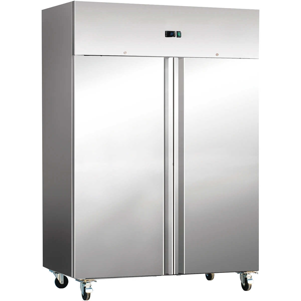 Commercial Freezer Upright Cabinet Stainless Steel 800 Litres Twin Door Fan Assisted Cooling | Adexa F800S 1 Commercial Freezer Upright Cabinet Stainless Steel 800 Litres Twin Door Fan Assisted Cooling | Adexa F800S