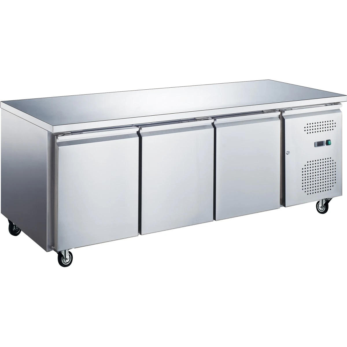 Professional Refrigerated Counter 3 Doors Depth 600mm | Adexa RS31V 1 Professional Refrigerated Counter 3 Doors Depth 600mm | Adexa RS31V