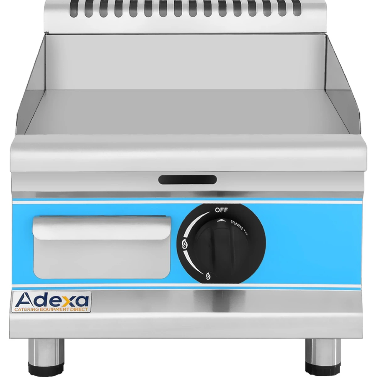 Commercial Gas Griddle Smooth Plate 1 Zone 3kW Countertop | Adexa GG360 2 Commercial Gas Griddle Smooth Plate 1 Zone 3kW Countertop | Adexa GG360 - Image 2