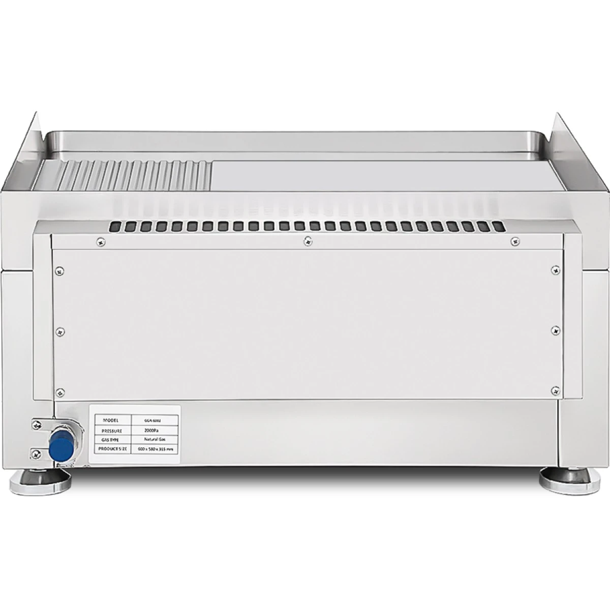 Commercial Gas Griddle Smooth Plate 2 Zones Countertop | Adexa GGN6002 5 Commercial Gas Griddle Smooth Plate 2 Zones Countertop | Adexa GGN6002 - Image 5