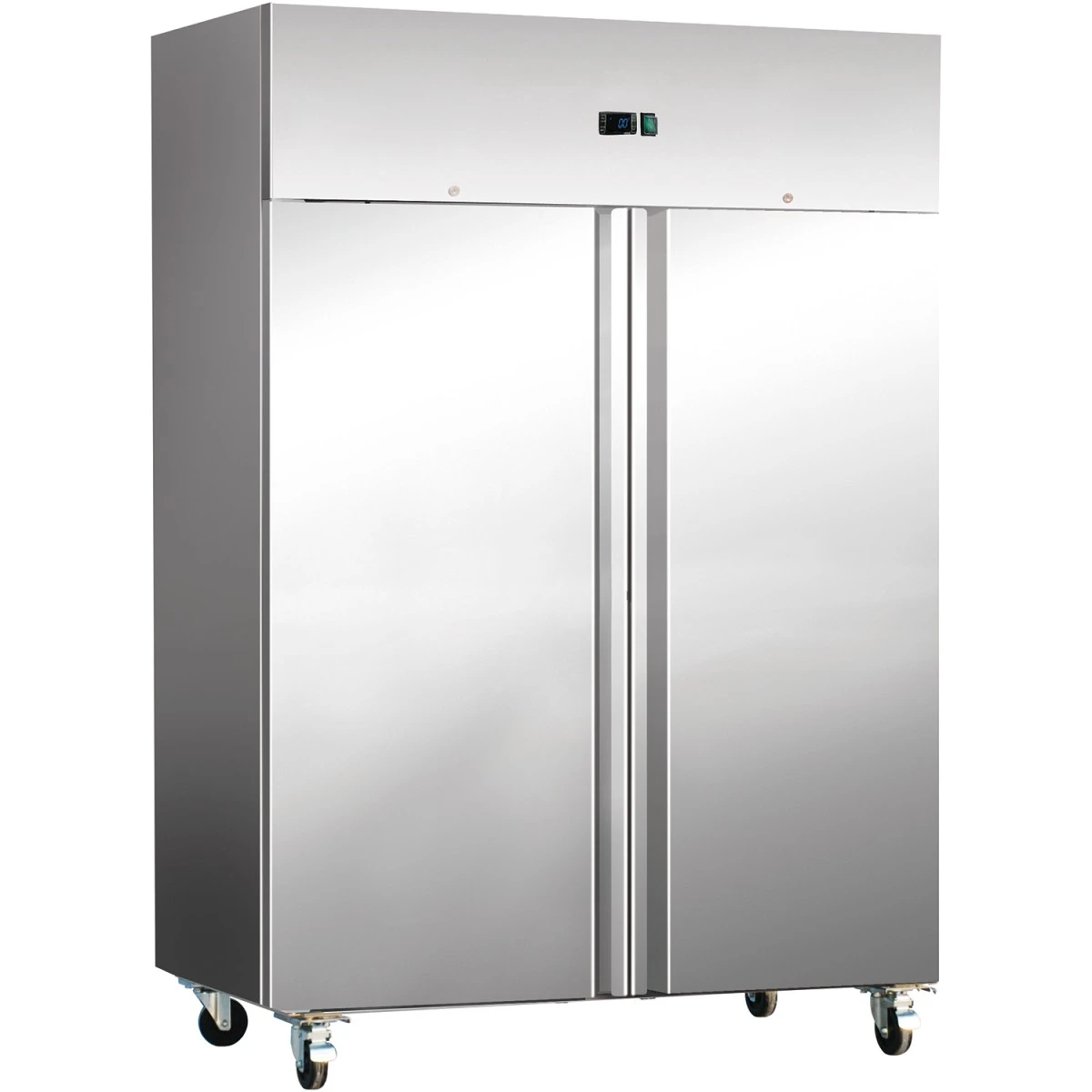 Commercial Freezer Upright Cabinet Stainless Steel 1476 Litres Twin Door GN2/1 Ventilated Cooling | Adexa THL1410BT 1 Commercial Freezer Upright Cabinet Stainless Steel 1476 Litres Twin Door GN2/1 Ventilated Cooling | Adexa THL1410BT