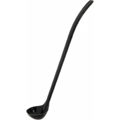 1oz Catering Serving Ladle Black Polycarbonate| Adexa LADLEPC105