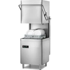 Passthrough Dishwasher Premium 500mm Basket 48 Baskets/hour Detergent Dosing Pump 400V | Adexa ADX10T