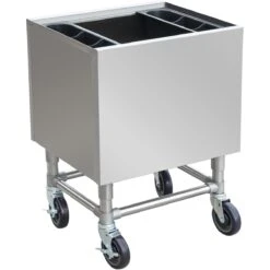 Commercial Portable Ice Bin Stainless Steel 610x470x760mm | Adexa PIB182416