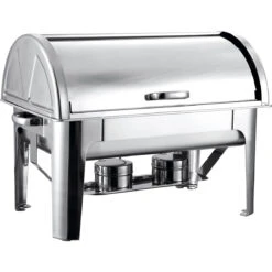 Roll Top Chafer GN1/1 Stainless Steel Mirror Polish 9 Litres | Adexa R23301