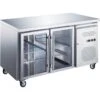 Commercial Refrigerated Counter 2 Glass Doors Depth 700mm | Adexa RG21VGLASS
