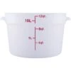 Food Storage Container 11 Litre Translucent Polypropylene | Adexa RSC12