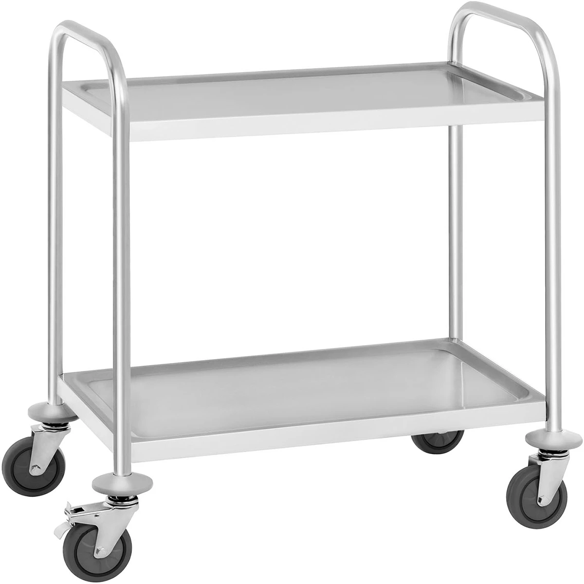 Commercial Serving/Service/Clearing Trolley Stainless Steel 2 Tier 860x540x940mm | Adexa RST2A 1 Commercial Serving/Service/Clearing Trolley Stainless Steel 2 Tier 860x540x940mm | Adexa RST2A