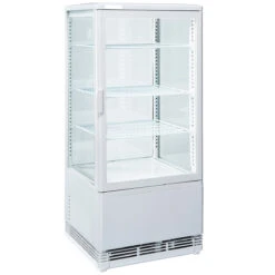Refrigerated Display Case 3 Grids 78 Litres White Countertop | Adexa RT78LW