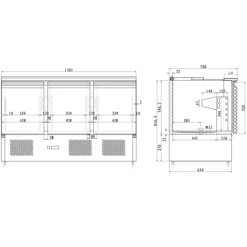 Saladette Open Top 3 Doors | Adexa SDT3 6 Saladette Open Top 3 Doors | Adexa SDT3 -Kitchen Pro Shop S903 STD 1200x1200 1
