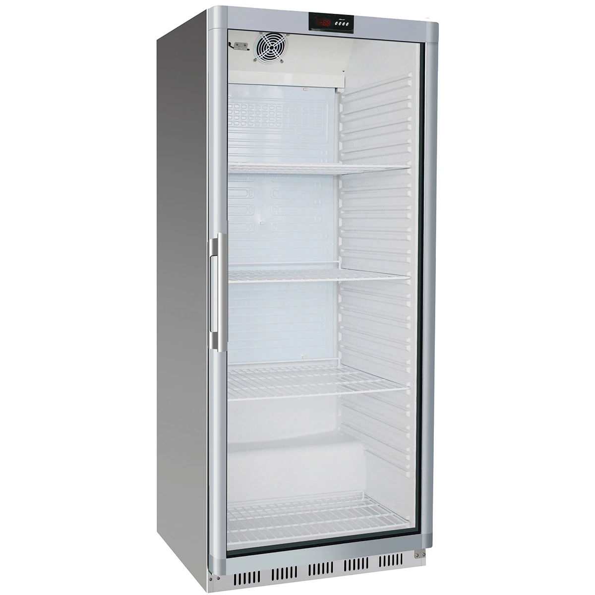 Commercial Freezer Upright Cabinet Stainless Steel 620 Litres Single Glass Door | Adexa SF600G 1 Commercial Freezer Upright Cabinet Stainless Steel 620 Litres Single Glass Door | Adexa SF600G