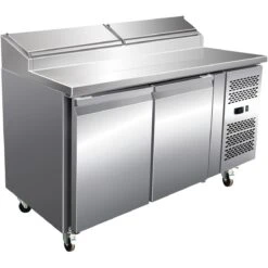 Preparation Counter 2 Doors 8xGN1/3 1510x800x1085mm | Adexa SH28