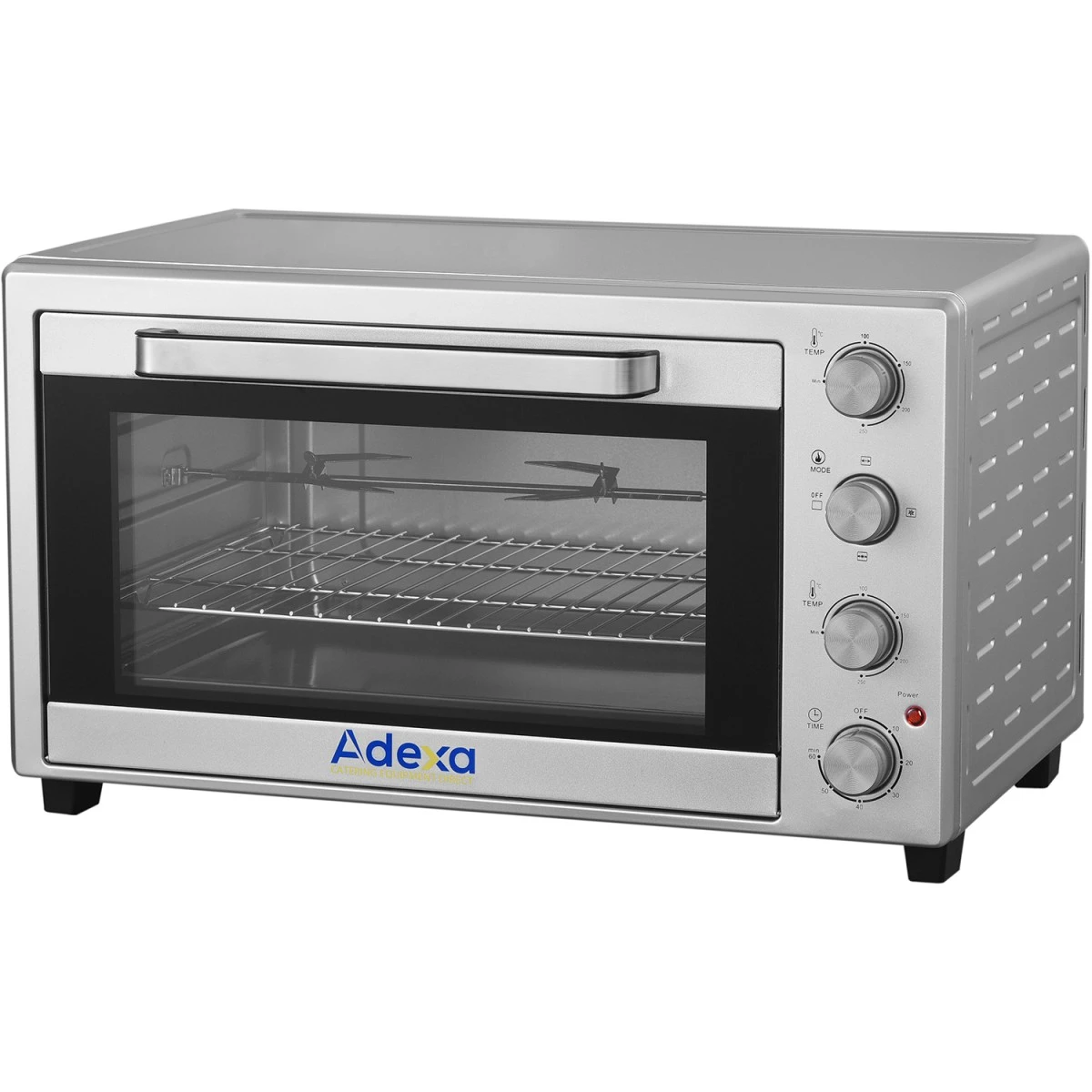 Commercial Mini Convection Oven With Grid & Rotisserie 60 Litres | Adexa TO6002 3 Commercial Mini Convection Oven With Grid & Rotisserie 60 Litres | Adexa TO6002 - Image 3