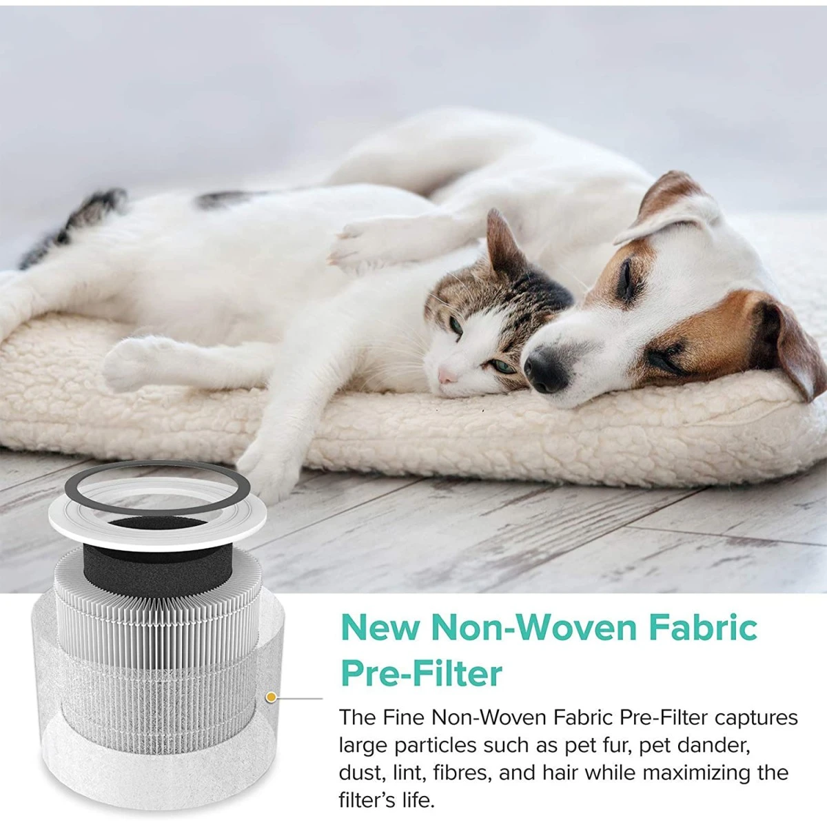 Smart Air Purifier With Prefilter + H13 HEPA Filter + Activated Carbon Filter | Adexa VK6080A 7 Smart Air Purifier With Prefilter + H13 HEPA Filter + Activated Carbon Filter | Adexa VK6080A - Image 7