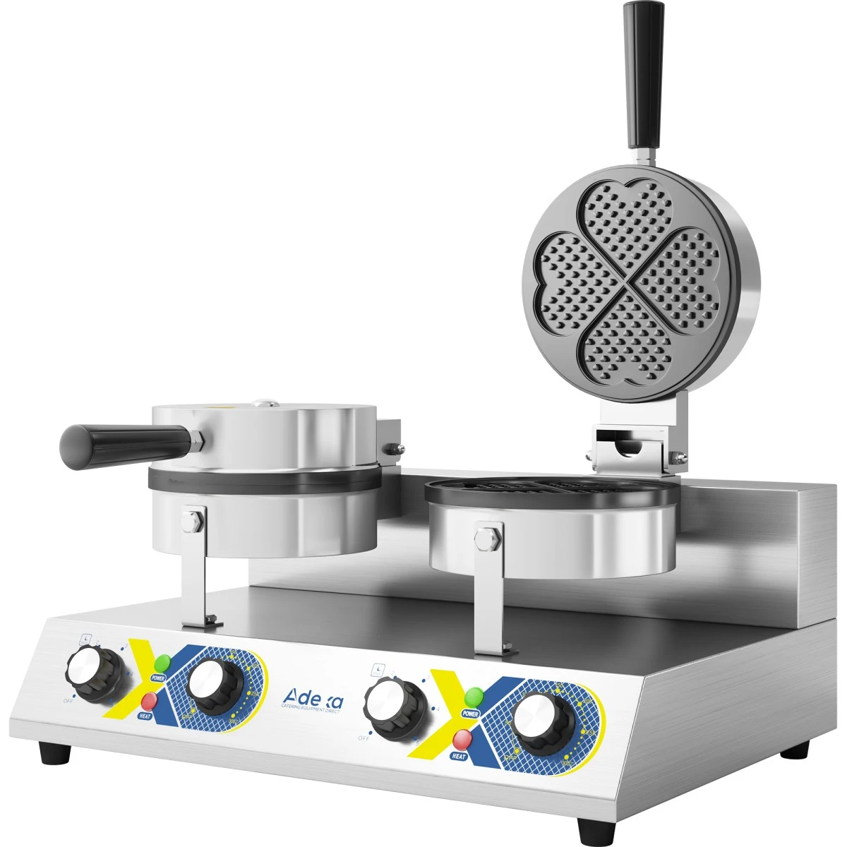 Commercial Waffle Maker Double Round | Adexa WF2207D 3 Commercial Waffle Maker Double Round | Adexa WF2207D - Image 3