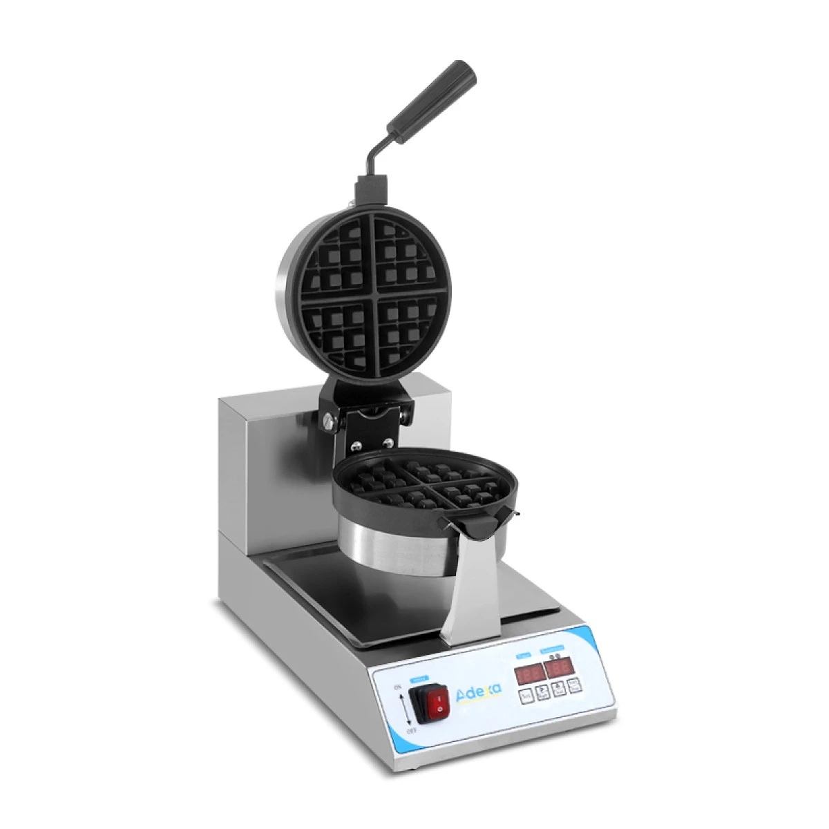 Commercial Waffle Maker Single Round | Adexa WFR1 2 Commercial Waffle Maker Single Round | Adexa WFR1 - Image 2