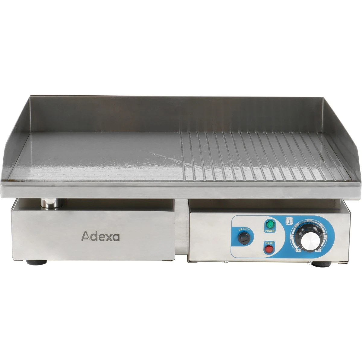 Commercial Griddle Smooth/Ribbed Medium 1 Zone 3kW Electric | Adexa WHEG818AFR 2 Commercial Griddle Smooth/Ribbed Medium 1 Zone 3kW Electric | Adexa WHEG818AFR - Image 2