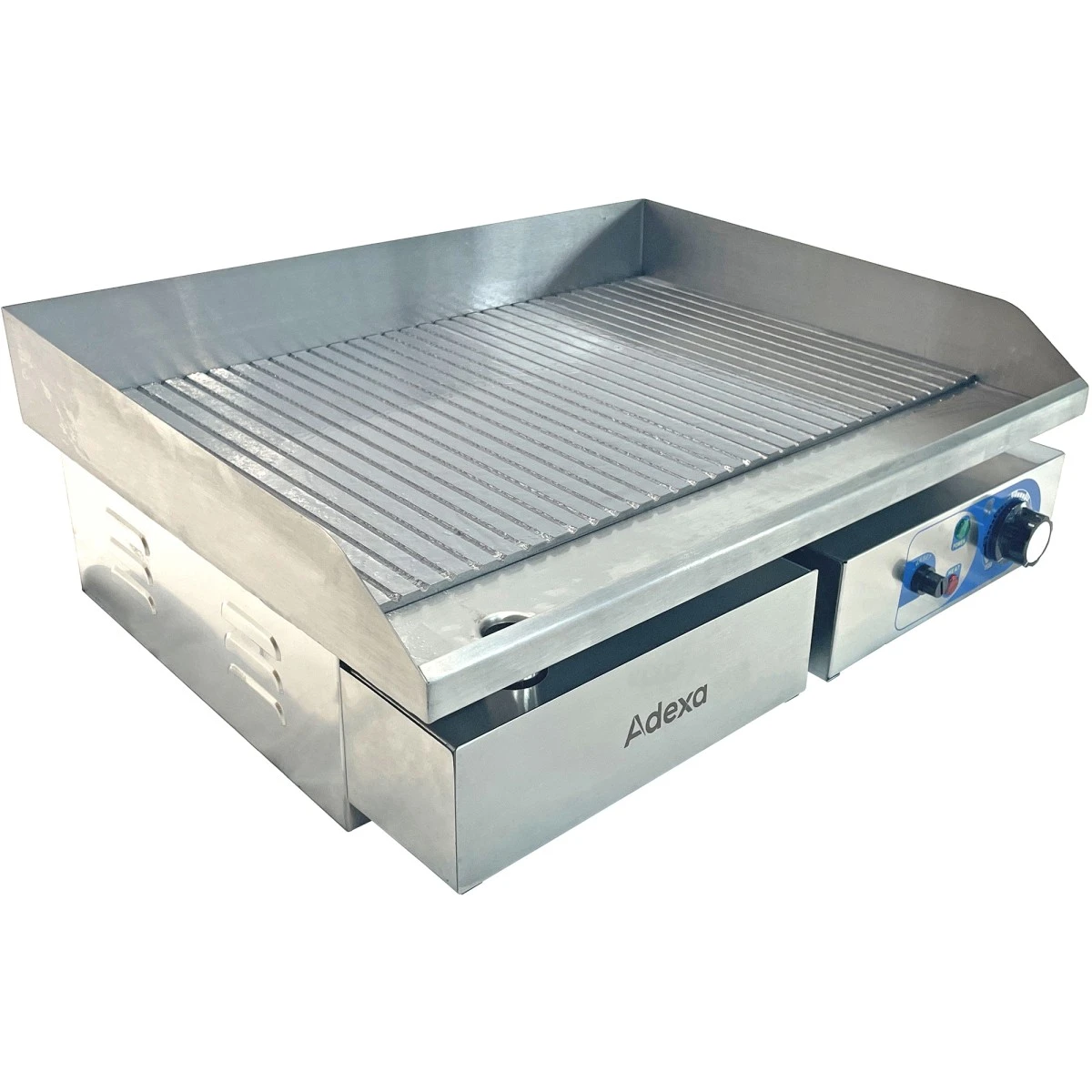 Commercial Griddle Ribbed Medium 1 Zone 3kW Electric | Adexa WHEG818AR 1 Commercial Griddle Ribbed Medium 1 Zone 3kW Electric | Adexa WHEG818AR