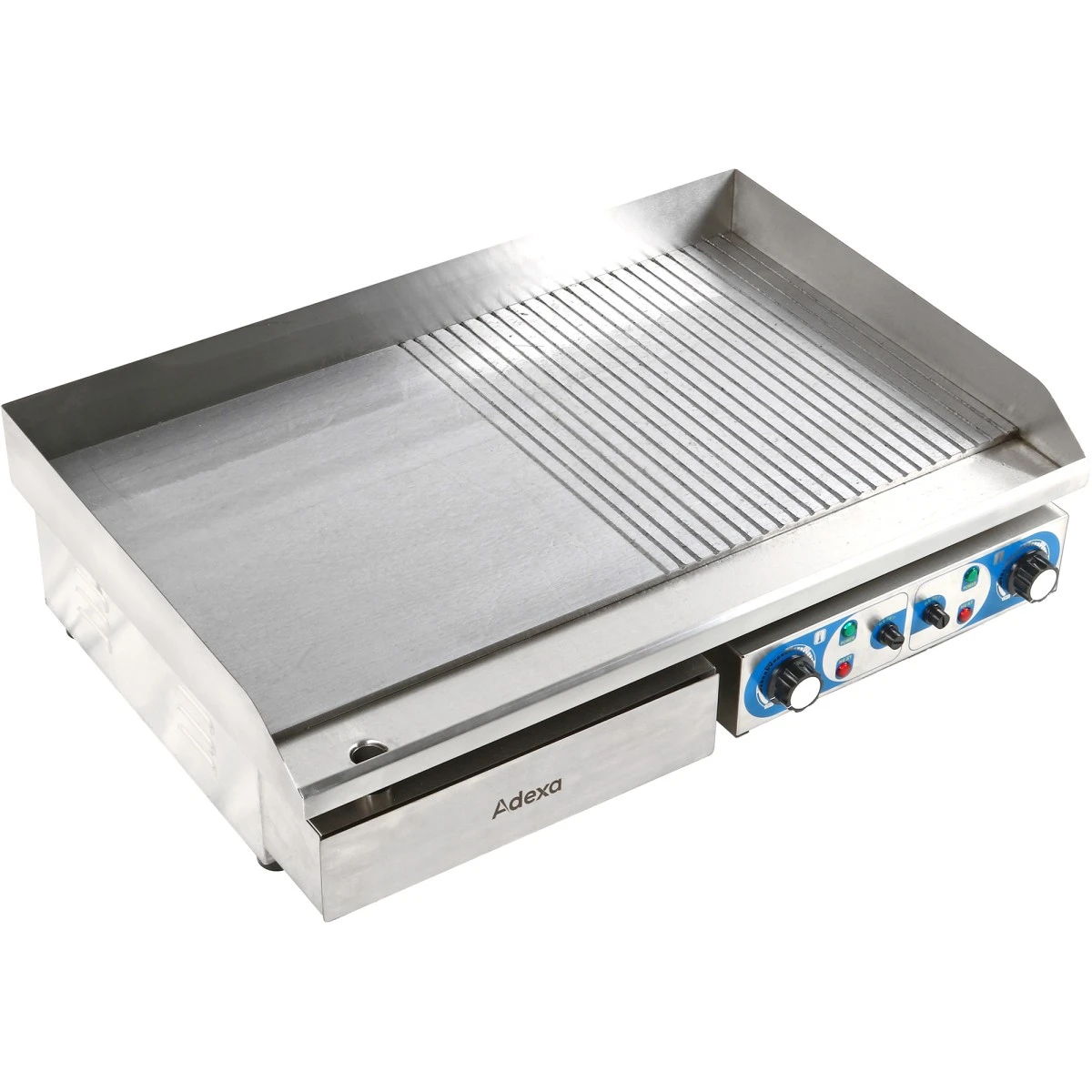 Commercial Griddle Smooth/Ribbed 728x393mm 2 Zones 4.4kW Electric | Adexa WHEG820AFR 2 Commercial Griddle Smooth/Ribbed 728x393mm 2 Zones 4.4kW Electric | Adexa WHEG820AFR - Image 2