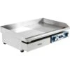 Commercial Griddle Smooth/Ribbed 728x393mm 2 Zones 4.4kW Electric | Adexa WHEG820AFR