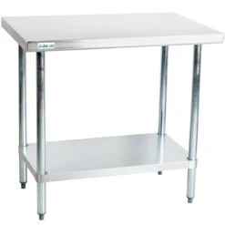 Commercial Work Table Stainless Steel Bottom Shelf 600x600x900mm | Adexa WTG600X600