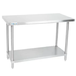 Commercial Work Table Stainless Steel Bottom Shelf 1200x750x900mm | Adexa WTG750X1200