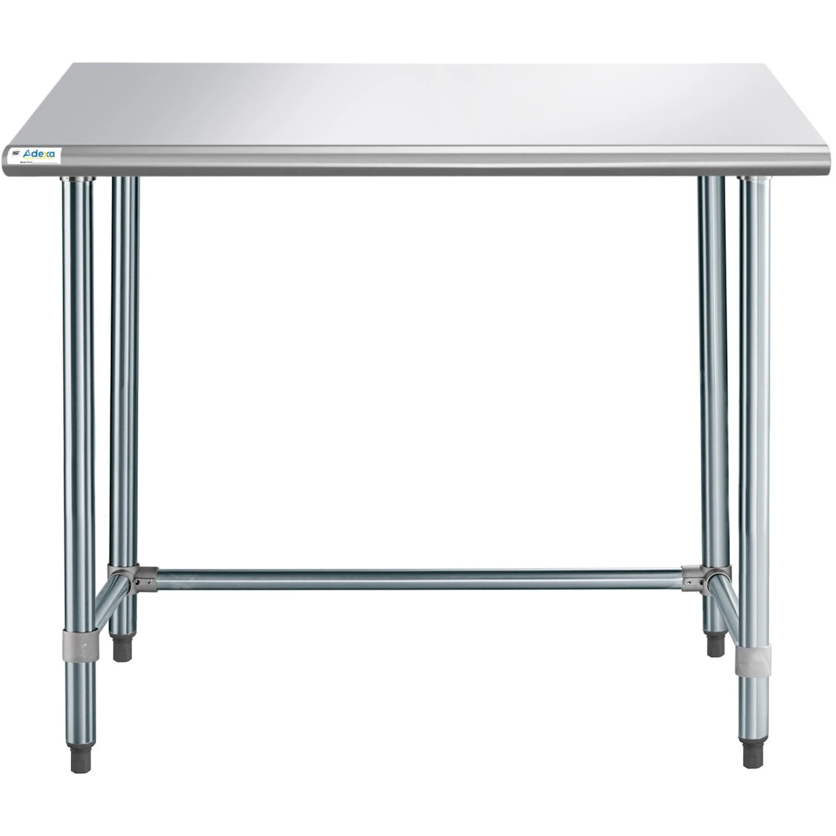 Commercial Work Table Stainless Steel No Bottom Shelf 1220x610x900mm | Adexa WTGOB2448418 2 Commercial Work Table Stainless Steel No Bottom Shelf 1220x610x900mm | Adexa WTGOB2448418 - Image 2