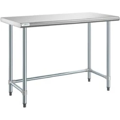 Commercial Work Table Stainless Steel No Bottom Shelf 1520x610x900mm | Adexa WTGOB2460418